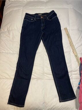 DU/ER L2X Relaxed Taper Performance Denim Jeans Men 34x34 fits 32x33 Dark Wash